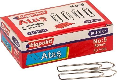 Ni?Kel Ataş No:5 50Mm 50 Li Paket 10Lu Kutu