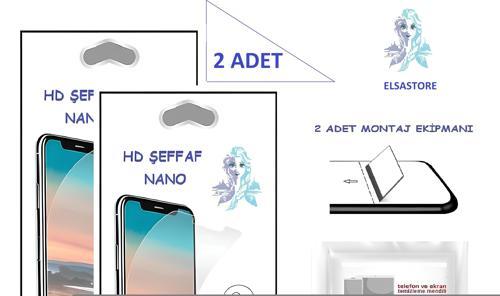 Xiaomi POCO X3 NFC-X3 PRO Nano Ekran Koruyucu 2 Adet Ultra İNCE Esnek Hd Şeffaf