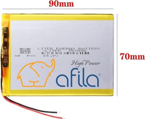 3.7V 3500Mah 7''inç, 8''inç Tablet uyumlu Batarya - Pil (Ölçüler 357090p)