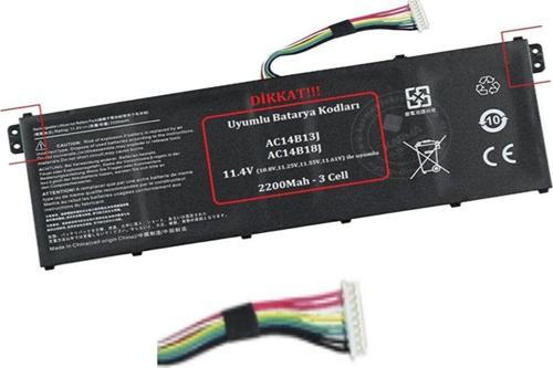 Acer Aspire 3 A315-51-389A Notebook Batarya - Pili / Ver.1 - 3 Cell / 11.4v