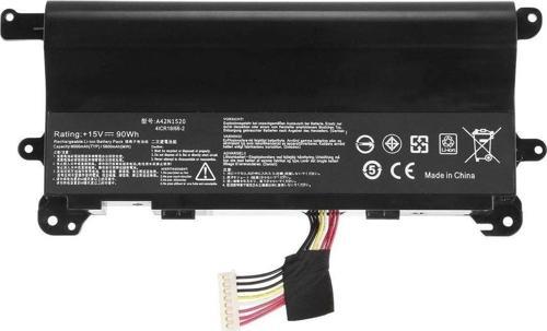 Asus G752VL G752VL-1A, G752VL-2A, G752VL-BHI7N32, Notebook Bataryası, Pili Ver.1 (8Cell)