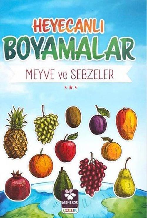 Heyecanlı Boyamalar - Meyve ve Sebzeler