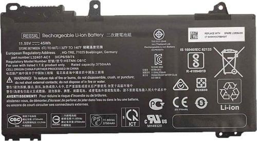 HP ProBook 450 G7 (1Q3A5ES) Notebook Bataryası, Laptop Pili