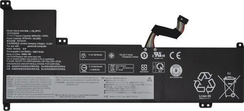 Lenovo V17 82GX007VTX Notebook Batarya Laptop Pil