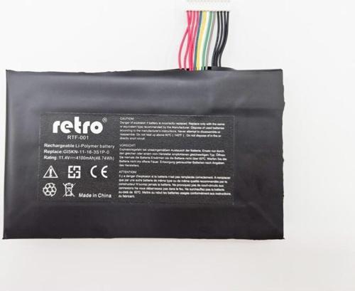 Monster Abra uyumlu GI5KN, A5 V13, A5 V15 Notebook Bataryası, Laptop Pili (RETRO) / RTF-001