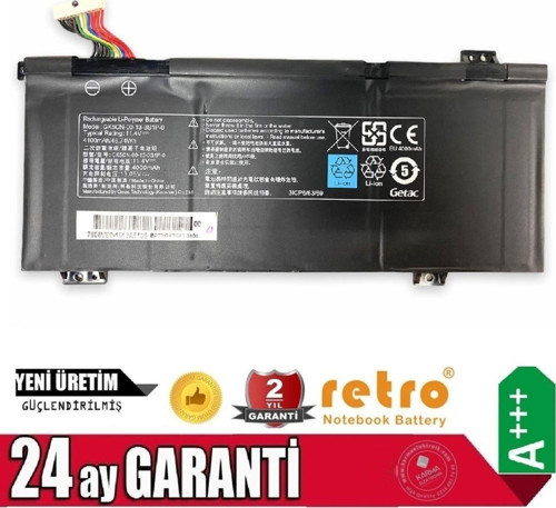 Monster Tulpar T7 V19.3, T7 V19.3.1 Uyumlu Notebook Bataryası, Pili