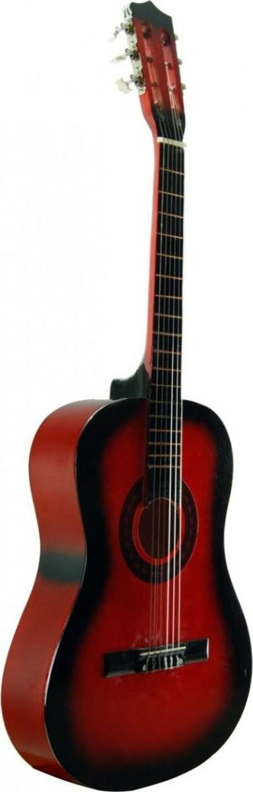 Klasik Gitar Kırmızı Ssc50Rb Kılıf Hediyeli