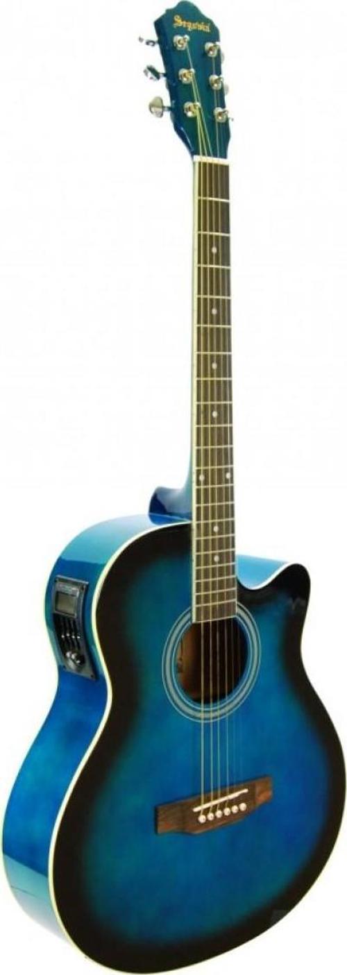 Elektro Akustik Gitar Mavi Sga40Eq4Bls