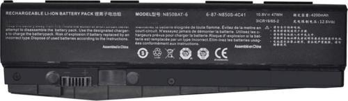 Monster Abra A5, A7, N850bat-6 Notebook Bataryası Pili / Rcel-019