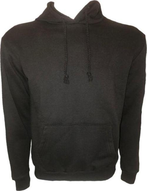 Unisex Siyah Kapşonlu Sweat