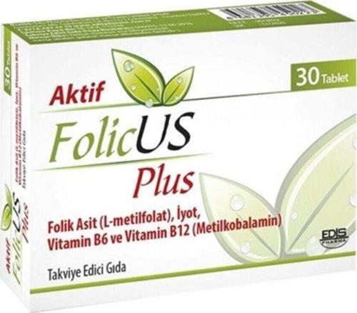Folicus Plus Takviye Edici Gıda 30 Tablet