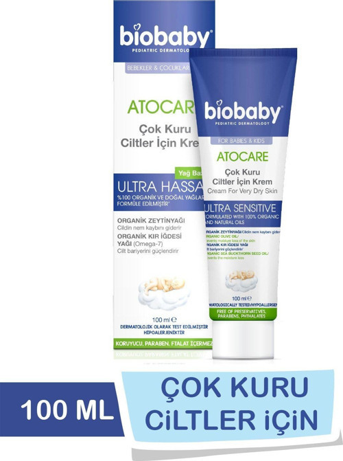 Atocare Çok Kuru Ciltler Için Cilt Kremi 100 Ml