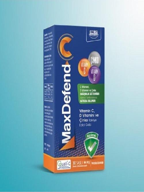 Maxdefend C Vitamini D Vitamini Ve Çinko 30 Saşe