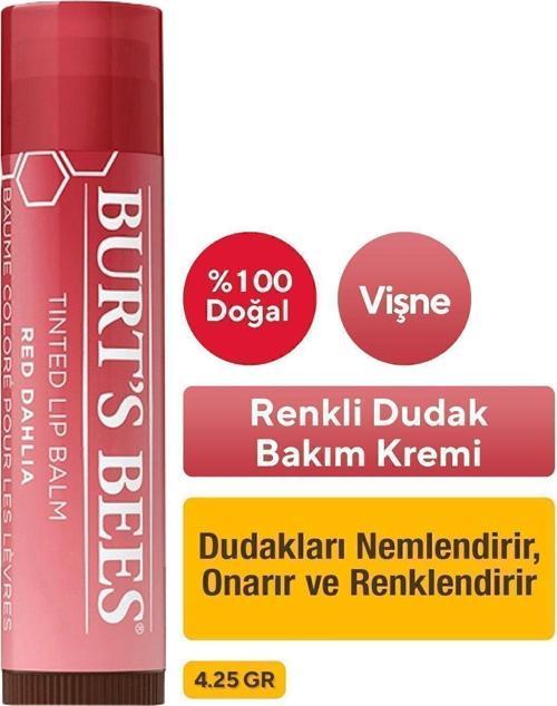 Renkli Dudak Bakım Kremi Vişne - Tinted Lip Balm Red Dahlia 4,25 Gr