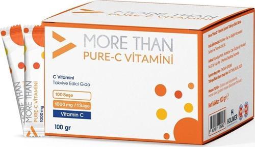 Pure C 1000Mg/Saşe C Vitamini Ascorbic Acid