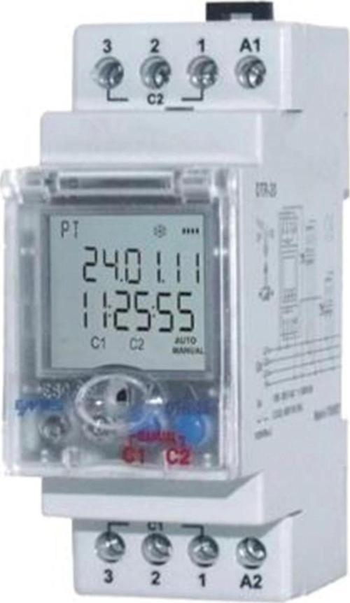 DTR-10 220V ASTRONOMİK ZAMAN ROLESİ 2 ROLE