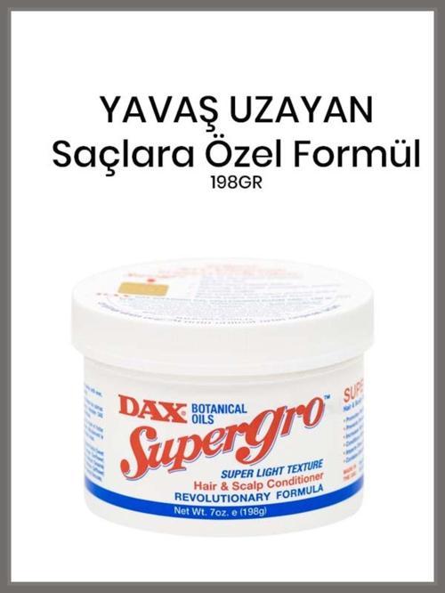 Supergro 198 Gr - Yavaş Uzayan Saçlara Özel Saç Bakım Yağı
