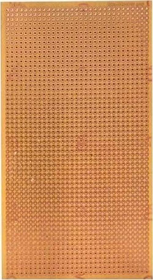 50x100mm Delikli Bakır Plaket Tek Taraflı Devre Kartı 5x10