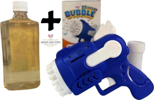 Can Em Pilli Köpük Atan Tabanca Mavi Kırmızı Ve Hediye 500Ml Köpük Sıvısı + 4 Adet Pil Dahil !!!