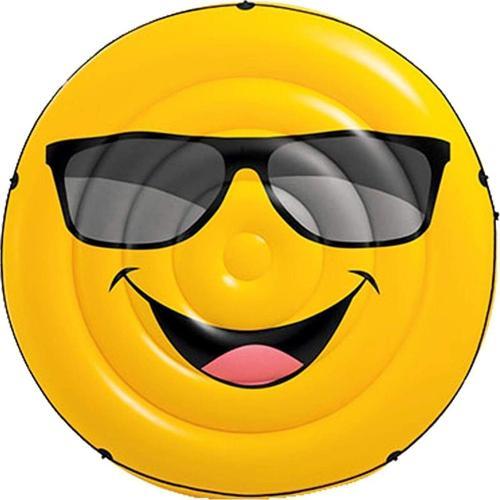 57254 Smile Gülen Adam Emoji Ada Yatak 173Cm X 27 Cm Cool Guy Island