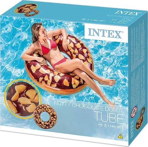 Nutty Chocolate Donut Tube Çikolatalı Simit 114 Cm