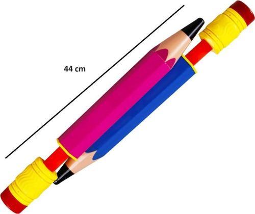 Kalem Şekilli Su Pompası 44 Cm Deniz Havuz Su Oyuncağı Altıgen Water Pump Mavi Pembe