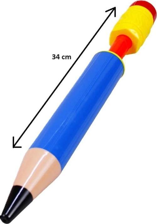 Kalem Şekilli Su Pompası 44 Cm Deniz Havuz Su Oyuncağı Altıgen Water Pump Mavi Pembe