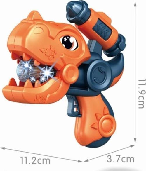 Projeksiyonlu Dinozor Tabanca Asortili 4 Renk Sesli Işıklı