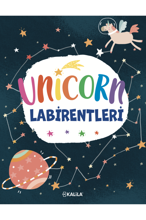 Unicorn Labirentler - 30 Renkli Labirent