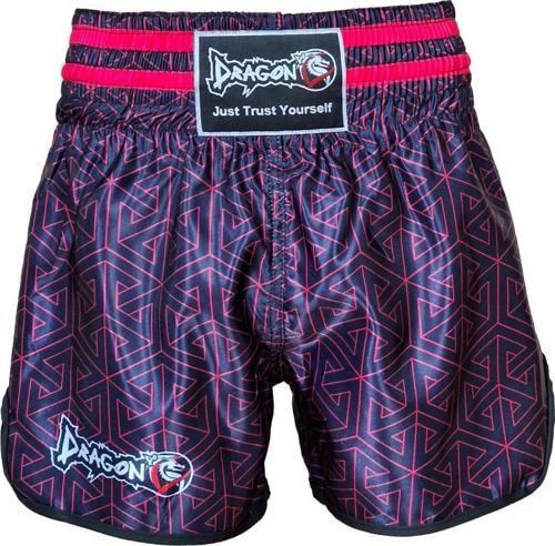 MT3442 Muay Thai Şortu Kick Boks Şort Neon Pembe Dijital Baskılı Şort
