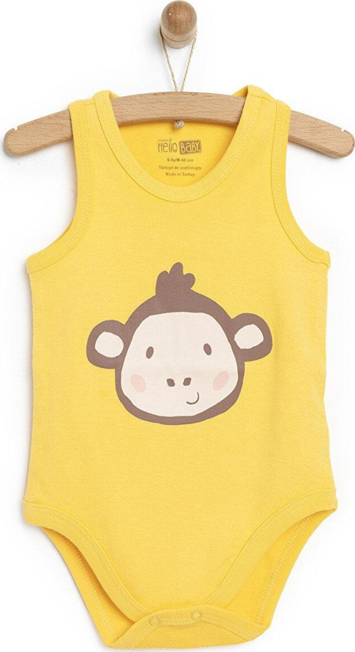 HelloBaby Sevimli Hayvan Surat Atlet Body Unisex