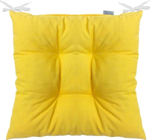 Pofidik Kare Sandalye Minderi 40 X 40 Cm Sarı