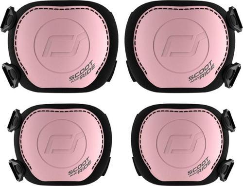 S-M Dizlik ve Dirseklik Scooter Koruyucu Set Pembe 230926-00026
