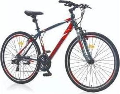 Trivor 5.1 V Fren Shimano 21 Vites 28 Jant Şehir Tur Bisikleti Koyu Gri Kırmızı Beyaz 18 Kad