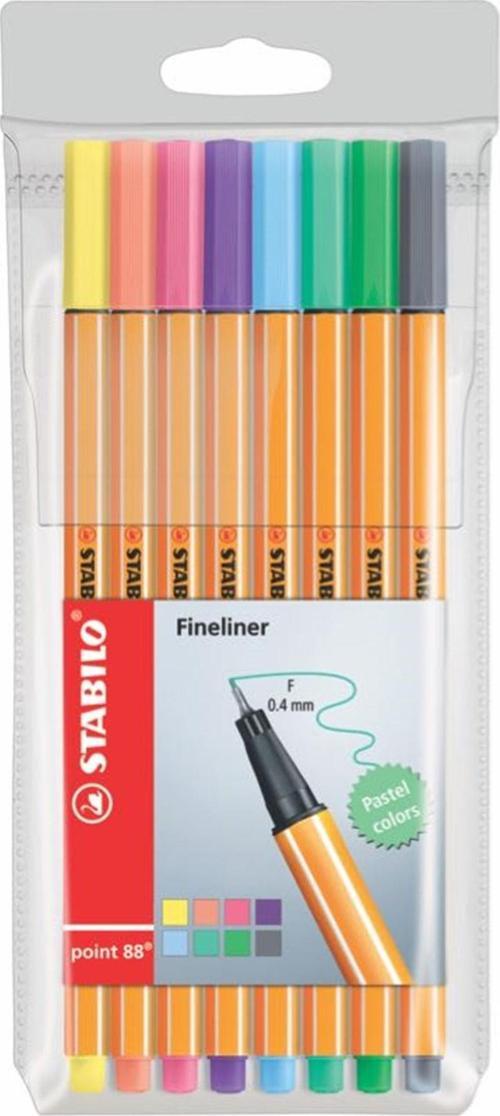 STABILO GLISS KALEM POINT 88 8 LI PASTEL 88/8-01