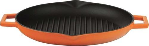 Yuvarlak Grill Tava 26 cm Metal Kulplu