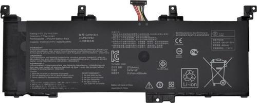 Asus Strix GL502VS-GZ164T GL502VS-GZ217T Batarya, Pil / Ver.2