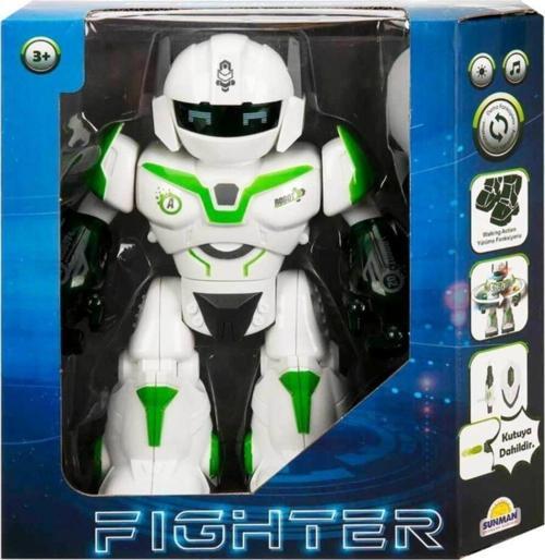 Sesli Ve Işıklı Robot Fighter 22 Cm