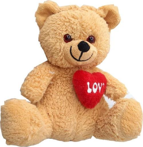 Sevgiliye Özel Hediye Oyuncak Peluş Kalpli Ayı 30 Cm