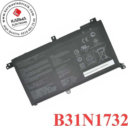 Asus VivoBook 15 X571GTA81-HN1012A81 uyumlu Notebook Bataryası, Laptop Pili