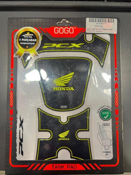 Tank Pad 017 Karbon-yeşil Honda Pcx 125 2018
