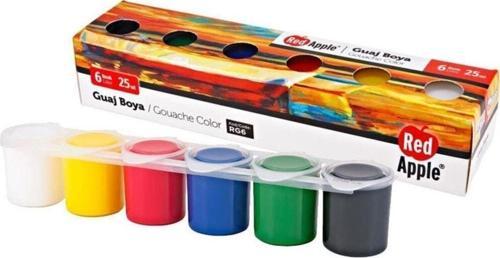 Guaj Boya 6 Renk 25 Ml Sıralı Set