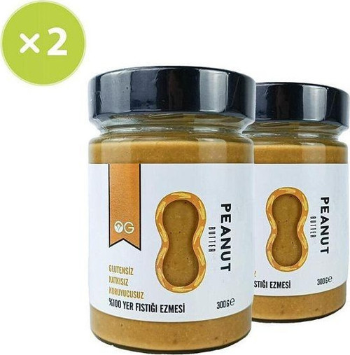 2'Li Yer Fıstığı Ezmesi Seti 300 Gr