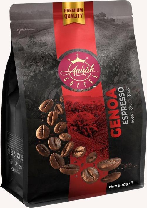 GENOA ESPRESSO KOYU KAVRULMUŞ ÇEKİRDEK 500 GR