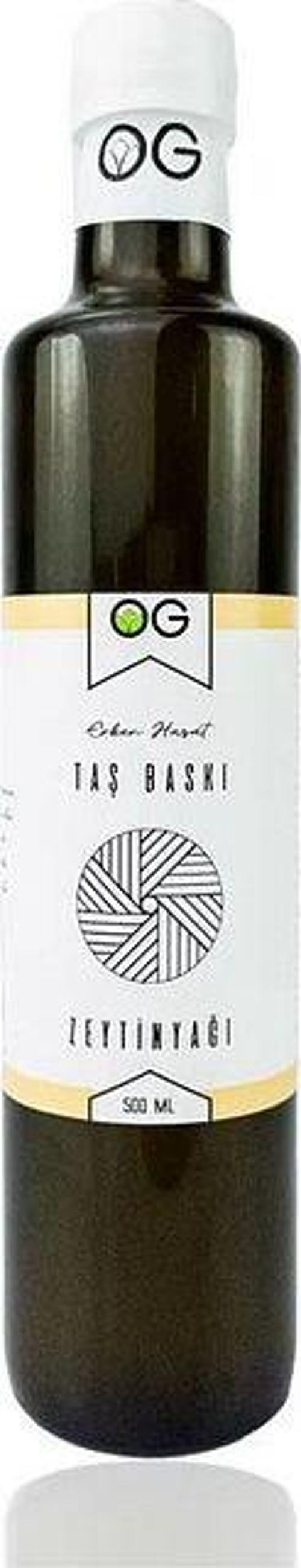 Taş Baskı Erken Hasat Soğuk Sıkım Zeytinyağı 500 Ml