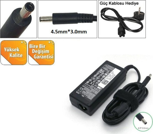 Dell Vostro P130G (5402) Uyumlu Notebook Adaptörü, Şarj Aleti Cihazı 65W