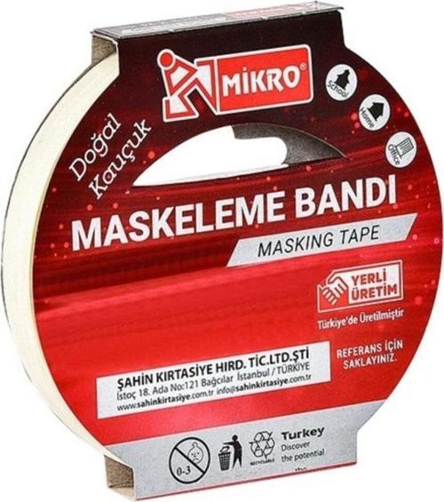 Maskeleme Bandı 12 Mm X 25 Mt