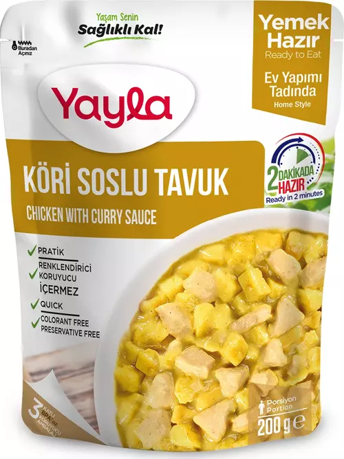 Yemek Hazır Köri Soslu Tavuk 200 gr