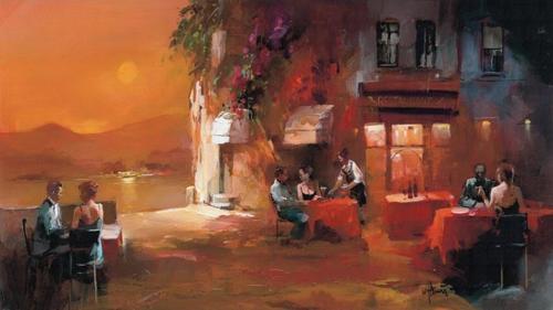 Dinner For Two 1000 Parça Panorama Puzzle