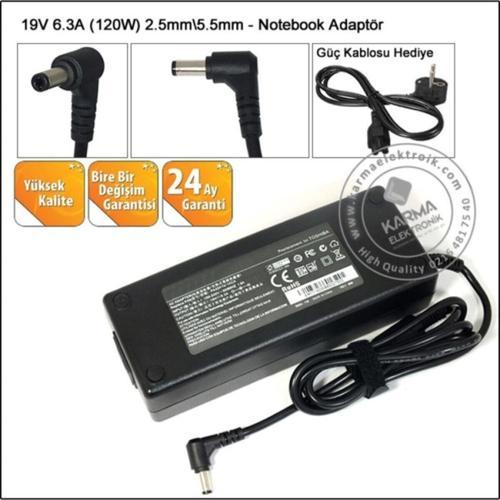 Monster Abra A5 V15.5, A5 V15.5.1, A5 V15.5.2 Uyumlu Notebook Adaptör, Şarj Aleti Cihazı 120W